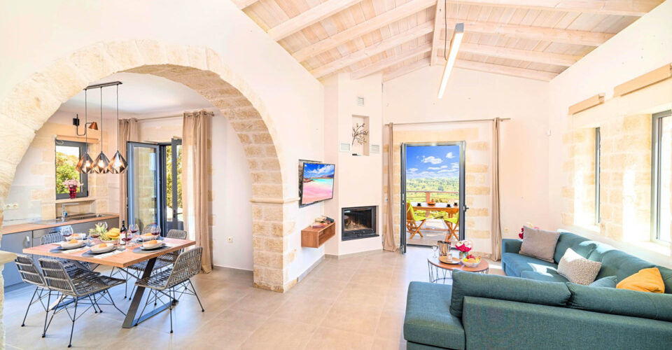 Villa Vardis Vafes Chania Crete Greece heated pool accommodation hotels_-5